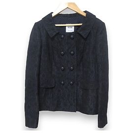 Giacca in jacquard di pizzo Moschino Cheap And Chic Blu Blu navy