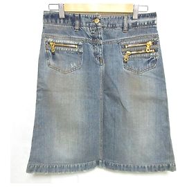 Dolce & Gabbana Vintage-Denim-Rock von Dolce&Gabbana Blau Andere