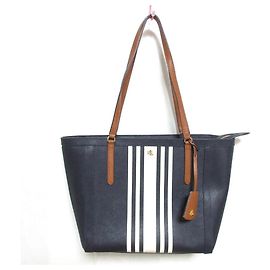 Borsa Clare 2 in 1 di Lauren Ralph Lauren Blu Blu navy