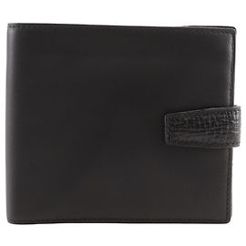 Loewe Men's Bill Compartment Bifold Wallet Black