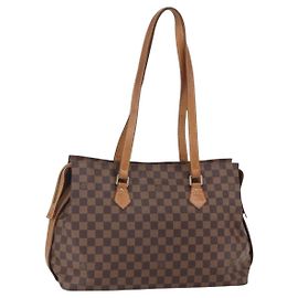 Bolsa Chelsea Centenaire Damier Louis Vuitton Marrom