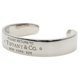 Pulseira de prata Tiffany & Co. com diamantes Prata