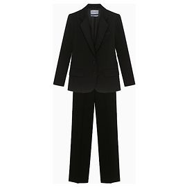 Giacca smoking Yves Saint Laurent nera in lana Nero