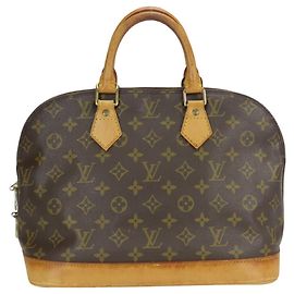 Louis Vuitton Alma Monogram Handtasche Braun