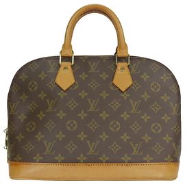 Sac à main Alma Monogram Louis Vuitton Marron