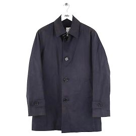 Burberry Navy cotton coat Navy blue