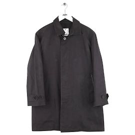Burberry Abrigo de algodón negro Negro