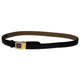 Cinto de couro vintage Givenchy preto Preto
