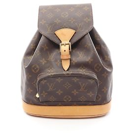 Louis Vuitton Montsouris MM Monogram Backpack Brown Monogram
