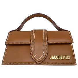 Jacquemus Le Bambinou Flap Shoulder Bag Padded Leather Brown