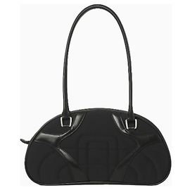 Sac Prada Bowling en nylon noir Noir
