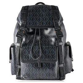 Christian Dior Backpack Black Multicolore Cloth Black Multiple colors