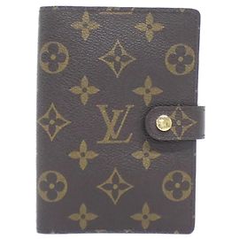 Louis Vuitton Monogram Agenda PM Organizer Brown