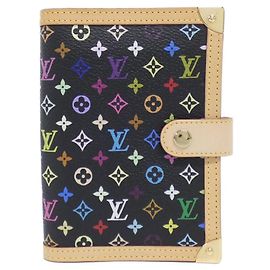 Agenda PM Multicolore Louis Vuitton R20895 Negro Multicolor