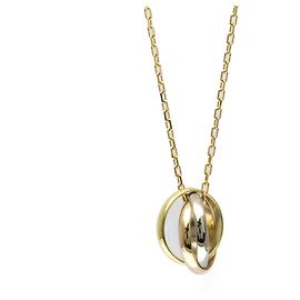 Collar Péndulo Baby Trinity de Cartier Dorado