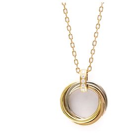 Collar Péndulo Trinity de Cartier Dorado