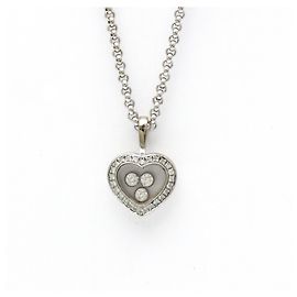 Collana Pendente Chopard Happy Diamonds Argento