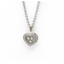 Collar Péndulo Chopard Happy Diamonds Plata