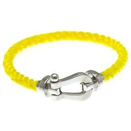 Pulsera charm de oro blanco de 18K Fred Force 10 Plata