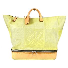 Sac Boston Damier Géant Louis Vuitton Jaune