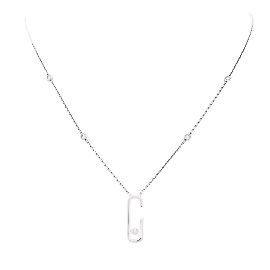 Collar Messika, "Move", oro blanco y diamantes. Otro