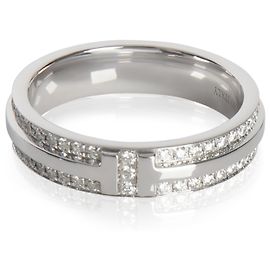 Anel Tiffany T estreito em ouro branco e diamantes Tiffany & Co. Outro