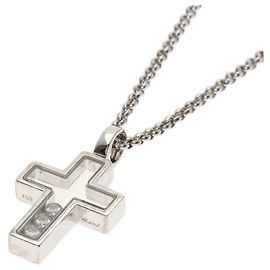 Collier croix en diamant en or blanc 18K Chopard Autre