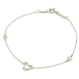 Tiffany & Co Pulsera corazón Diamond By the Yard de Tiffany Elsa Peretti Plata