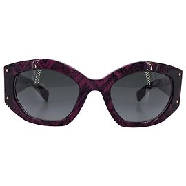 Óculos de sol de plástico Missoni Roxo