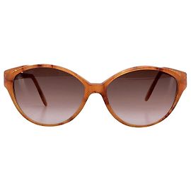 Yves Saint Laurent Vintage Plastic Sunglasses Orange