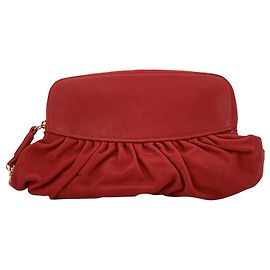 Dior Leder Clutch Bag Gipsy Rot