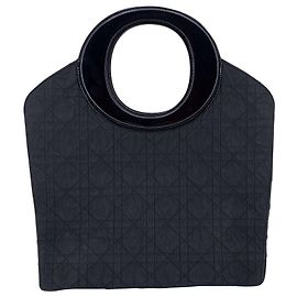 Borsa a mano vintage Dior Nero