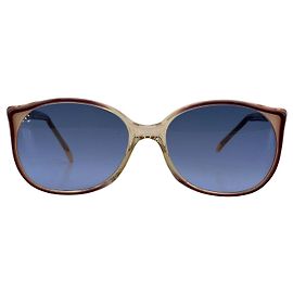 Gafas de sol de plástico vintage Yves Saint Laurent Rosa