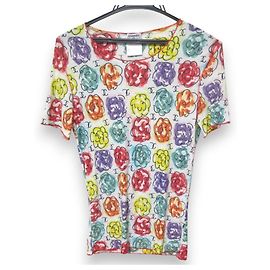 Camiseta Camelia Chanel Multicolor