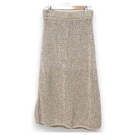 Autre Marque Color Twist Strickrock von ebure Beige