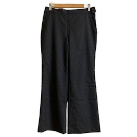 ISSEY MIYAKE FETE Wool Flare Pants Brown