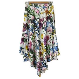 Stella Mc Cartney Falda asimétrica de stretch con estampado floral Stella McCartney Multicolor