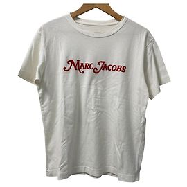 Camiseta THE LOGO de Marc Jacobs Blanco Roja