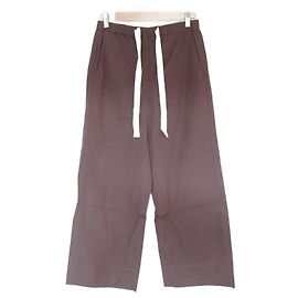 Calças largas S Max Mara Marrom