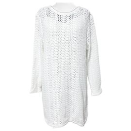 Autre Marque Lace Strickkleid BEAUTY&YOUTH UNITED ARROWS Weiß