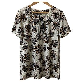 Autre Marque Suéter con estampado Leilian Multicolor Blanco roto