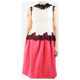 Ulla Johnson Top creme Bette com renda - tamanho UK 10 Cru