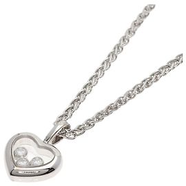 Collier en or blanc 18K Chopard Happy Diamonds Heart Autre