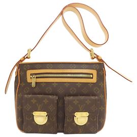 Bolso de Hombro Hudson GM Louis Vuitton Castaño Monograma