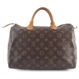 Louis Vuitton Speedy 30 Tote Bag Braun Monogramm