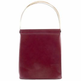 Bolsa Cartier Trinity em couro bordeaux Bordeaux