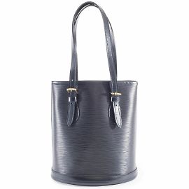 Sac à épaule Bucket PM Louis Vuitton en Noir Noir