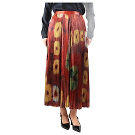 Ulla Johnson Jupe midi plissée multicolore - taille UK 8 Multicolore
