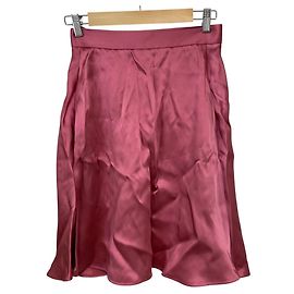 Jupe en satin Emporio Armani Rose