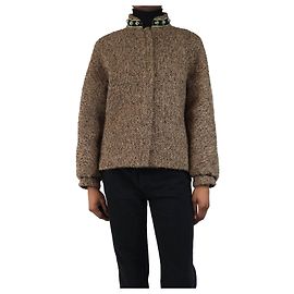 Red Valentino Brown tweed jacket - size UK 6 Brown